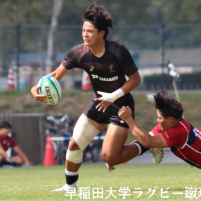 TOUGH CHOICE」Tシャツを着て、早稲田ラグビーを応援しよう