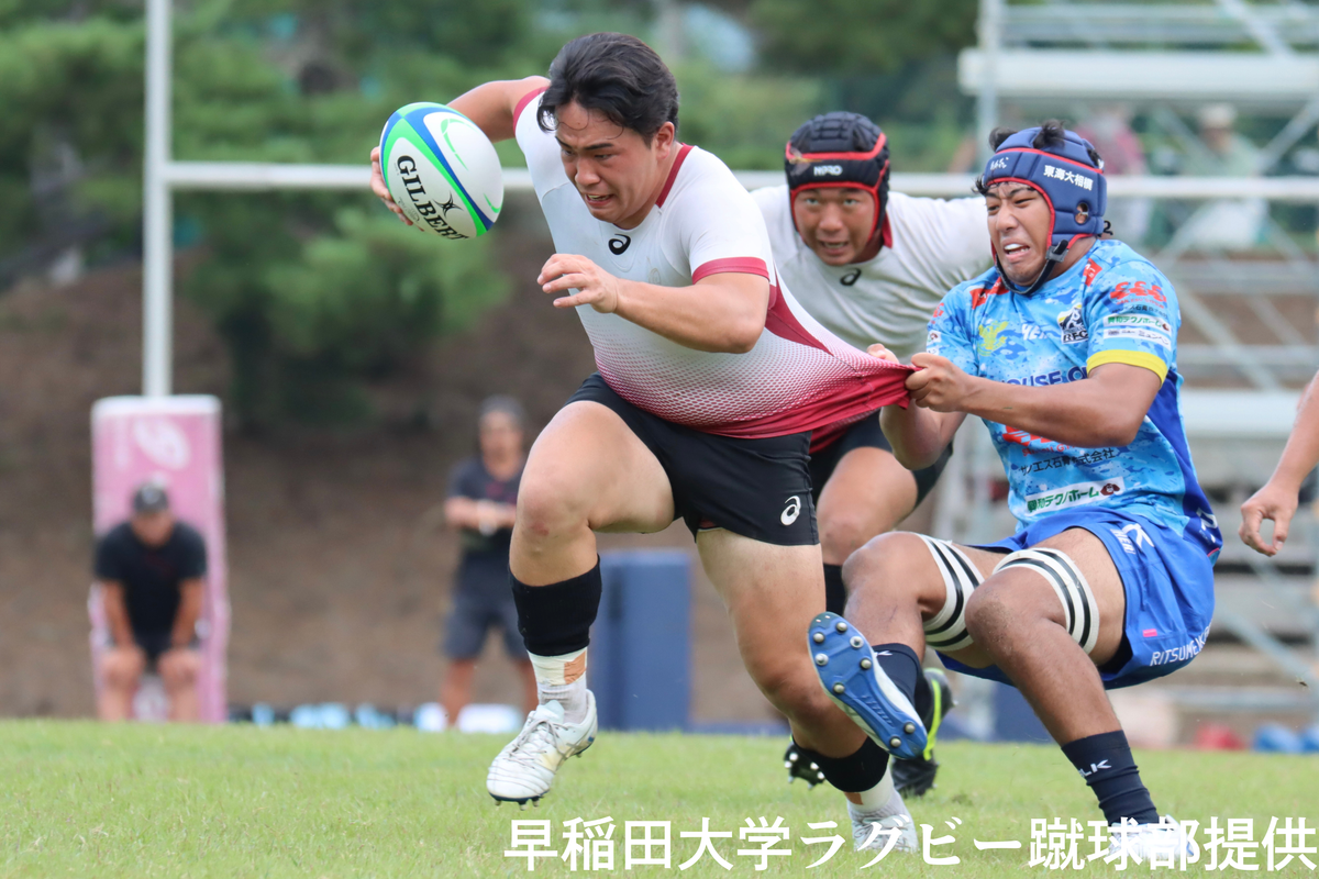 ラグビー蹴球部 12年ぶりに立命館大戦、攻守で粘り強さ光り早大CDが