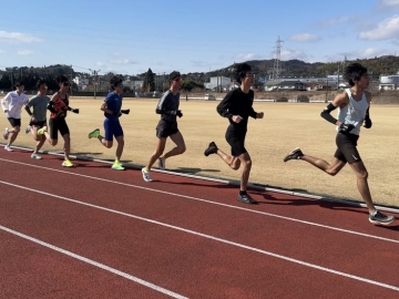 合宿での練習の様子　　　　　　　　　　　　　　