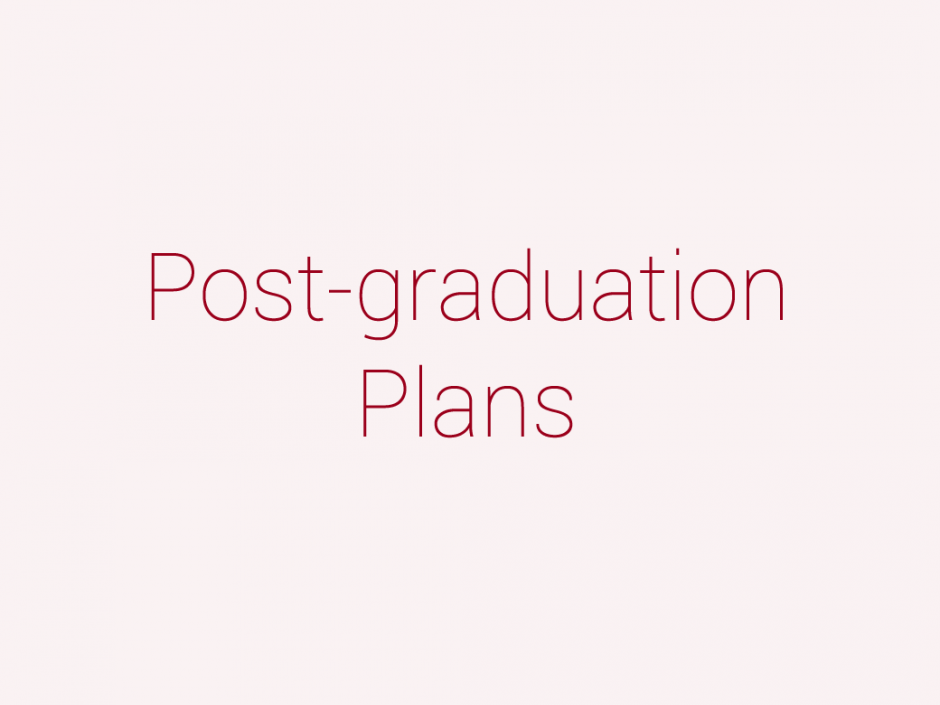 PostGraduation Plans for AY2015 Graduates Career Center, Waseda