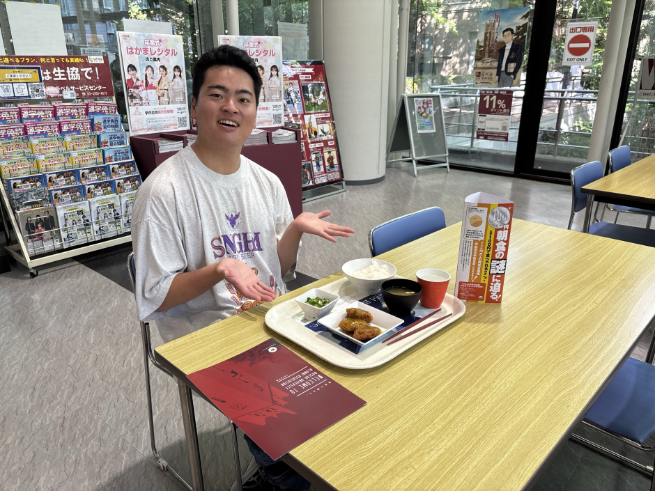 「期間中は毎朝利用します！」と楽しみにしてくださる学生も
