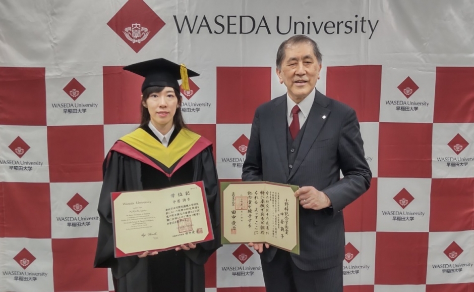 田中総長と記念撮影