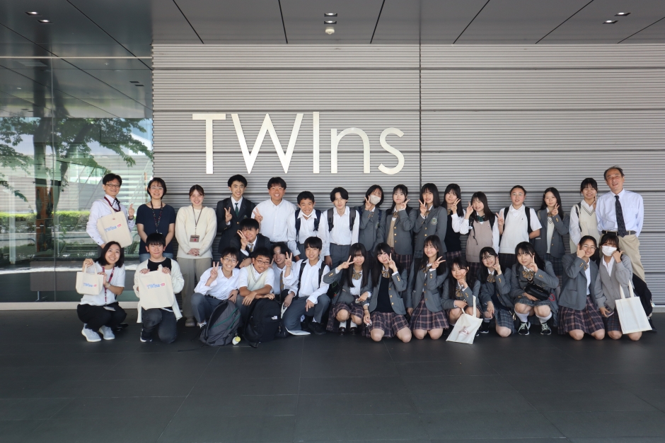 渋谷教育学園渋谷中学高等学校がTWInsに来訪 – 早稲田大学 先端生命医