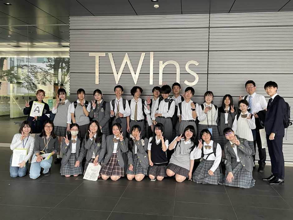 渋谷教育学園渋谷中学高等学校がTWInsに来訪 – 早稲田大学 先端生命医