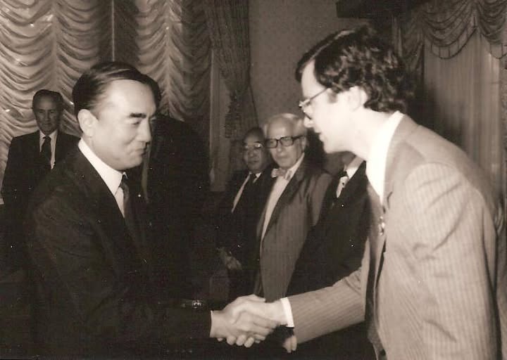 With Prime Minister Yasuhiro Nakasone - 1983