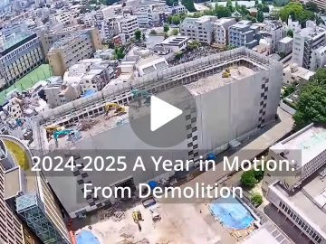 未来のキャンパスへ　新９号館工事の現在地