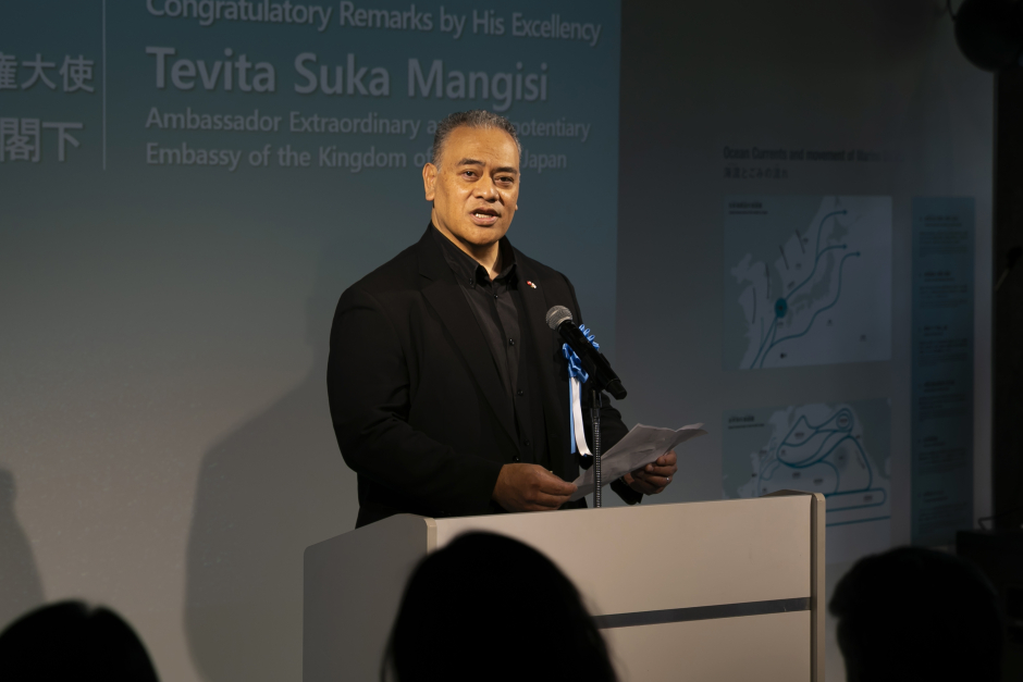 トンガ王国大使館 特命全権大使 テヴィタ・スカ・マンギシ氏