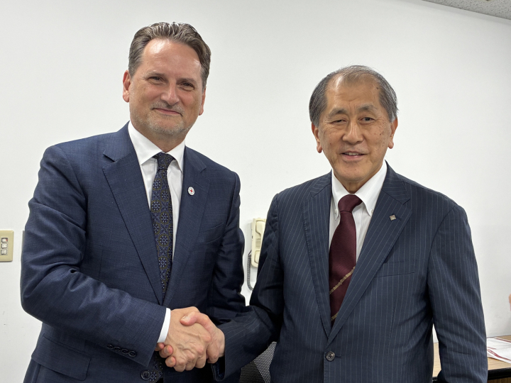 赤十字国際委員会(ICRC)代表団が来訪
