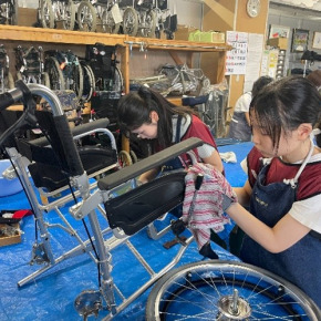 0829-053 介護用車椅子  倉庫保管スタッフまでお声がけください 社会福祉法人に車いすや寄付金 生保協会浜松地区｜静岡新聞DIGITAL