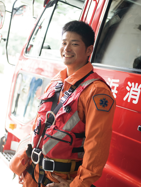 Takashi Kishibe, Firefighter