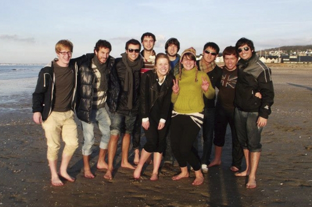 On a short trip to Normandy with a group of local students and exchange students