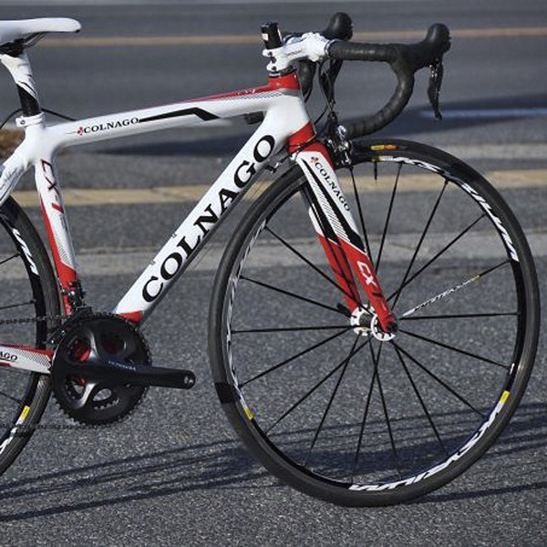 Goda’s partner, a Colnago cycle, shares in Goda’s strict training and the joys of victory.