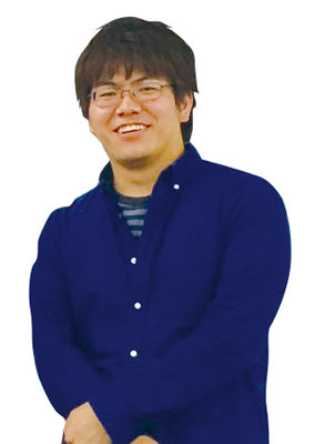 Koji Koshimizu (a junior in the School of Creative Science and Engineering)