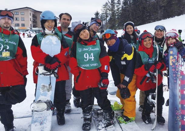 I really enjoyed the ICC No Border Skiing and Snowboarding Camp, in which participants conceal their real name, nationality, affiliated department and academic year.
