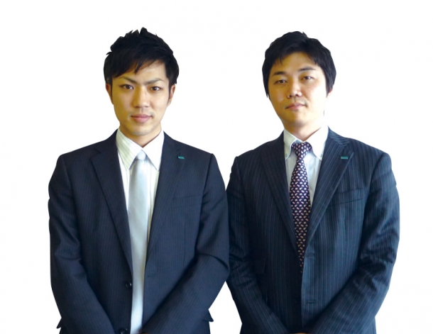三井住友海上火災保険株式会社人事部　砂田 涼平さん(左）,　足立 信吾さん（右）