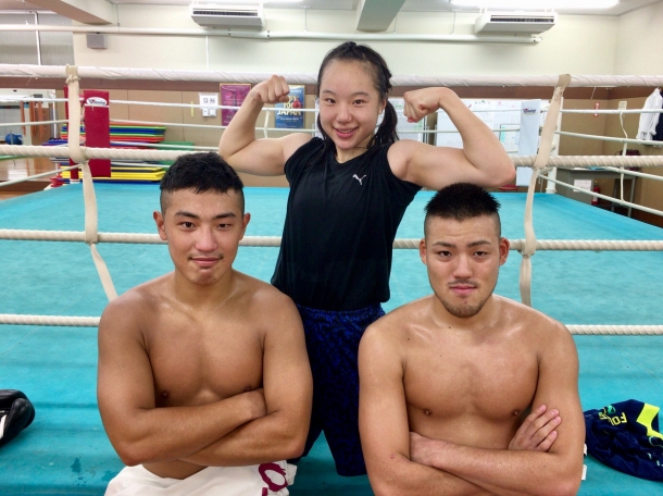 同期との写真 通常練習後岸本拓也、右は土田大輔です。居ないのは馬場友成(ババユウセイ)image3
