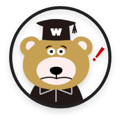 ワセダベアの顔