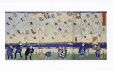 子供遊 凧あげくらべ<br />
歌川芳虎画 慶応元年(1865)