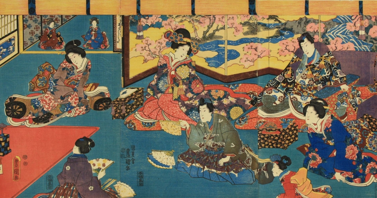 企画展》江戸の「源氏遊び」―錦絵、香の図、双六、かるた―（10/1