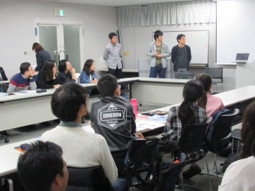 留学生はこちらの答えをじっくりと受け止めてくれました