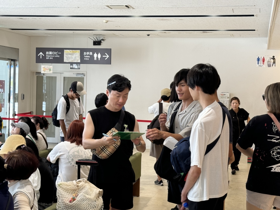 比田勝港国際ターミナル（対馬）での韓国人観光客へのアンケート調査