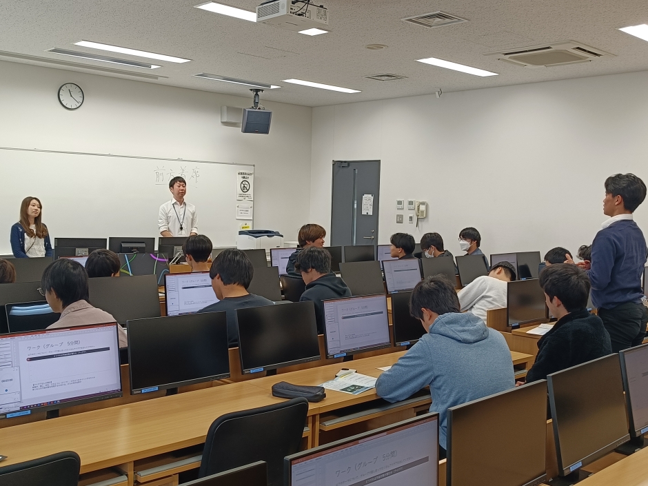 東京都環境局による出前授業の様子①