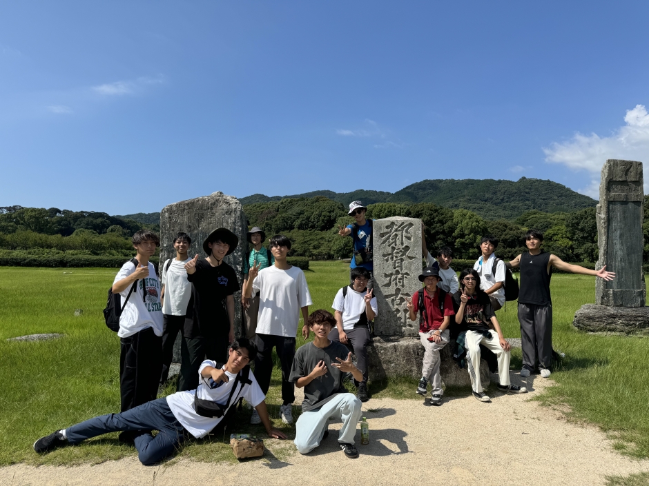 「越境」のゴール地点である大宰府政庁跡