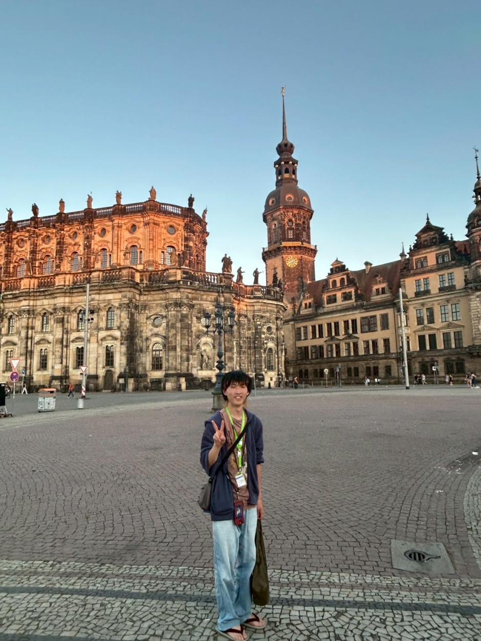ドレスデン旧市街にて