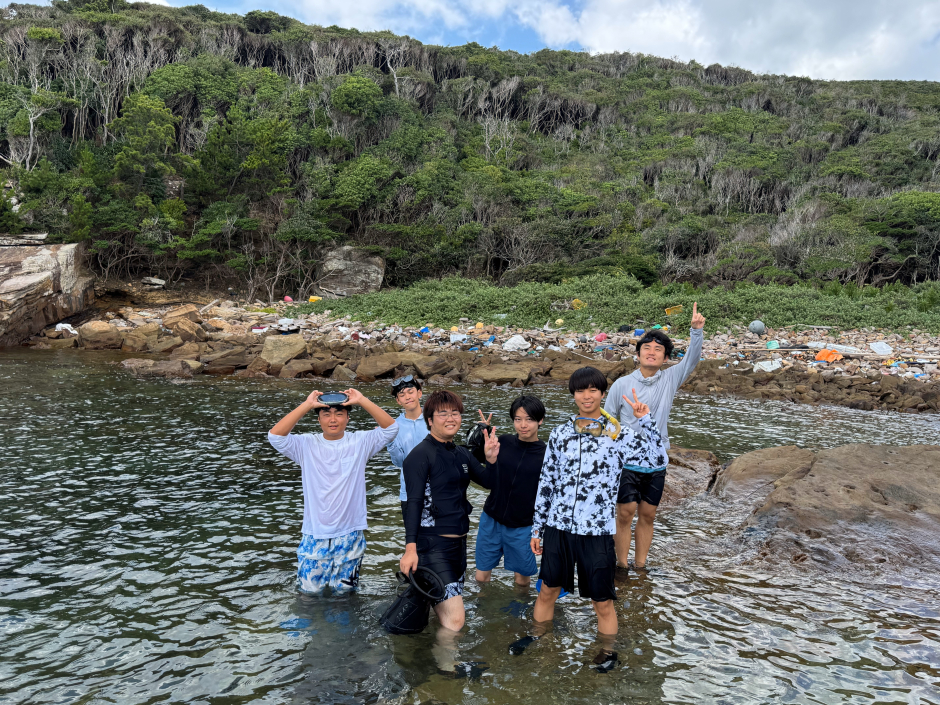 藻場と漂着ゴミの現況調査