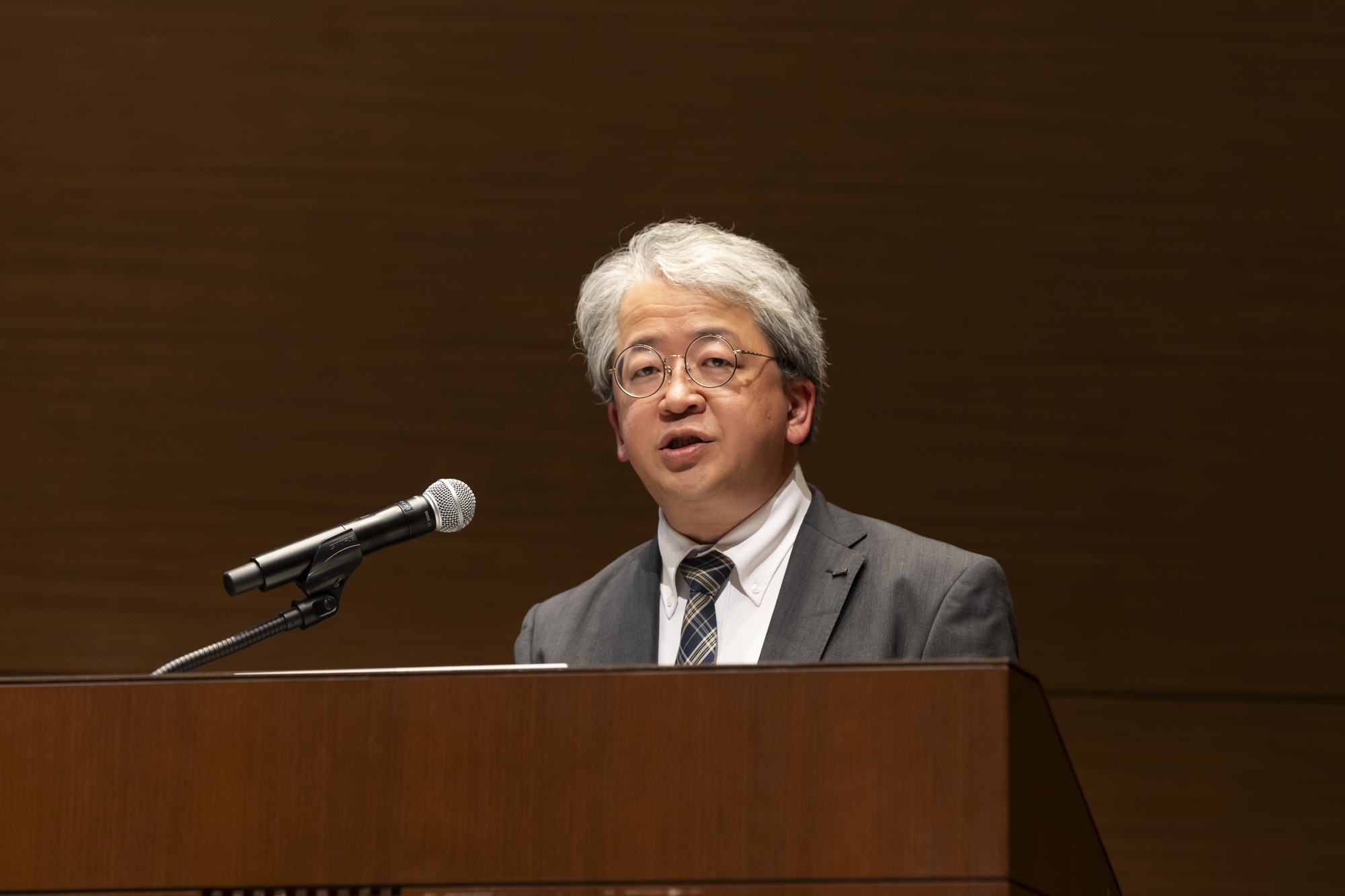 東京電力ホールディングス株式会社 経営技術戦略研究所所長 難波雅之氏<br />
東京電力ホールディングスと本学は2022年に「カーボンニュートラル社会の実現に向けた包括連携に関する基本協定」を締結