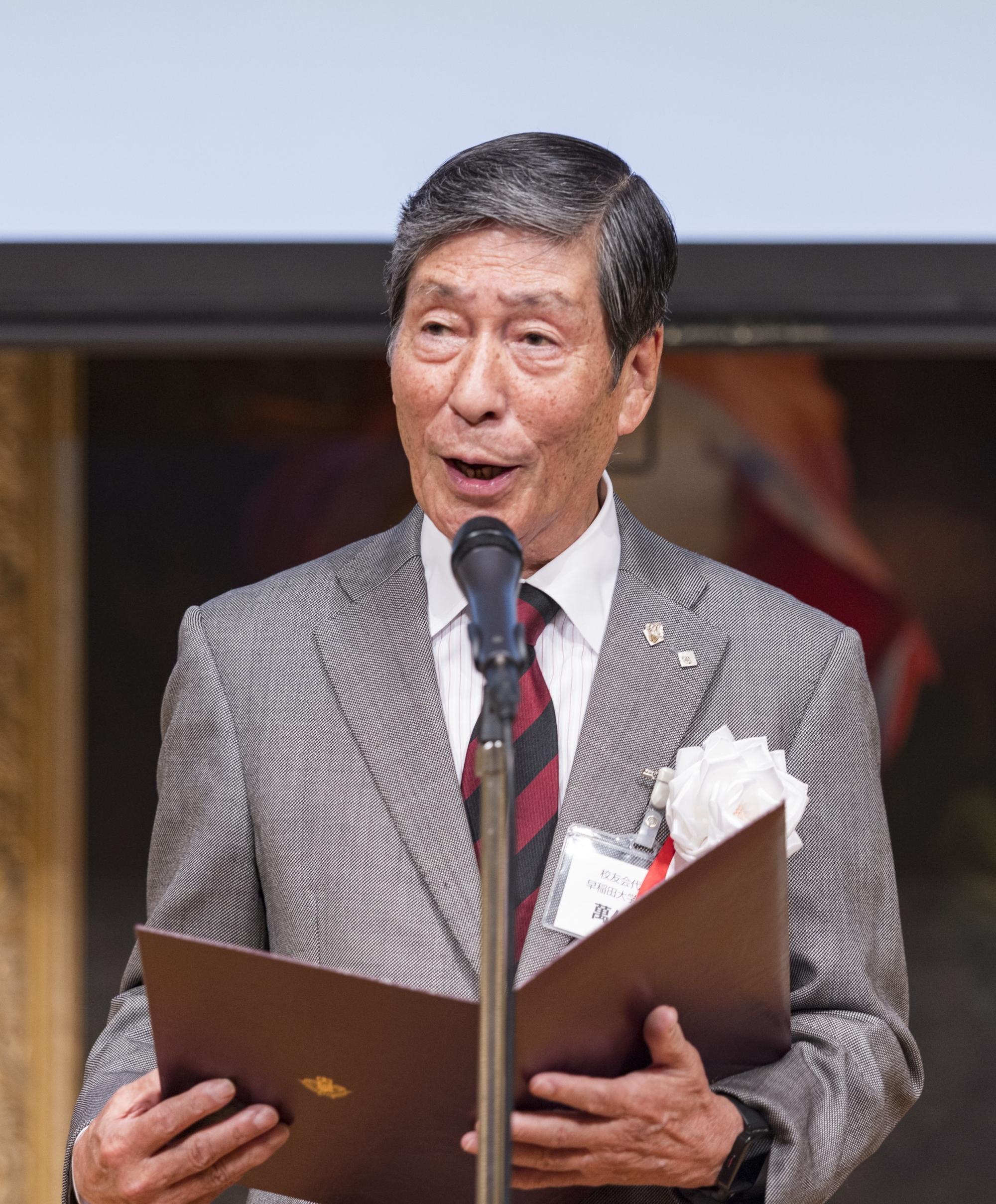 萬代 晃 校友会代表幹事