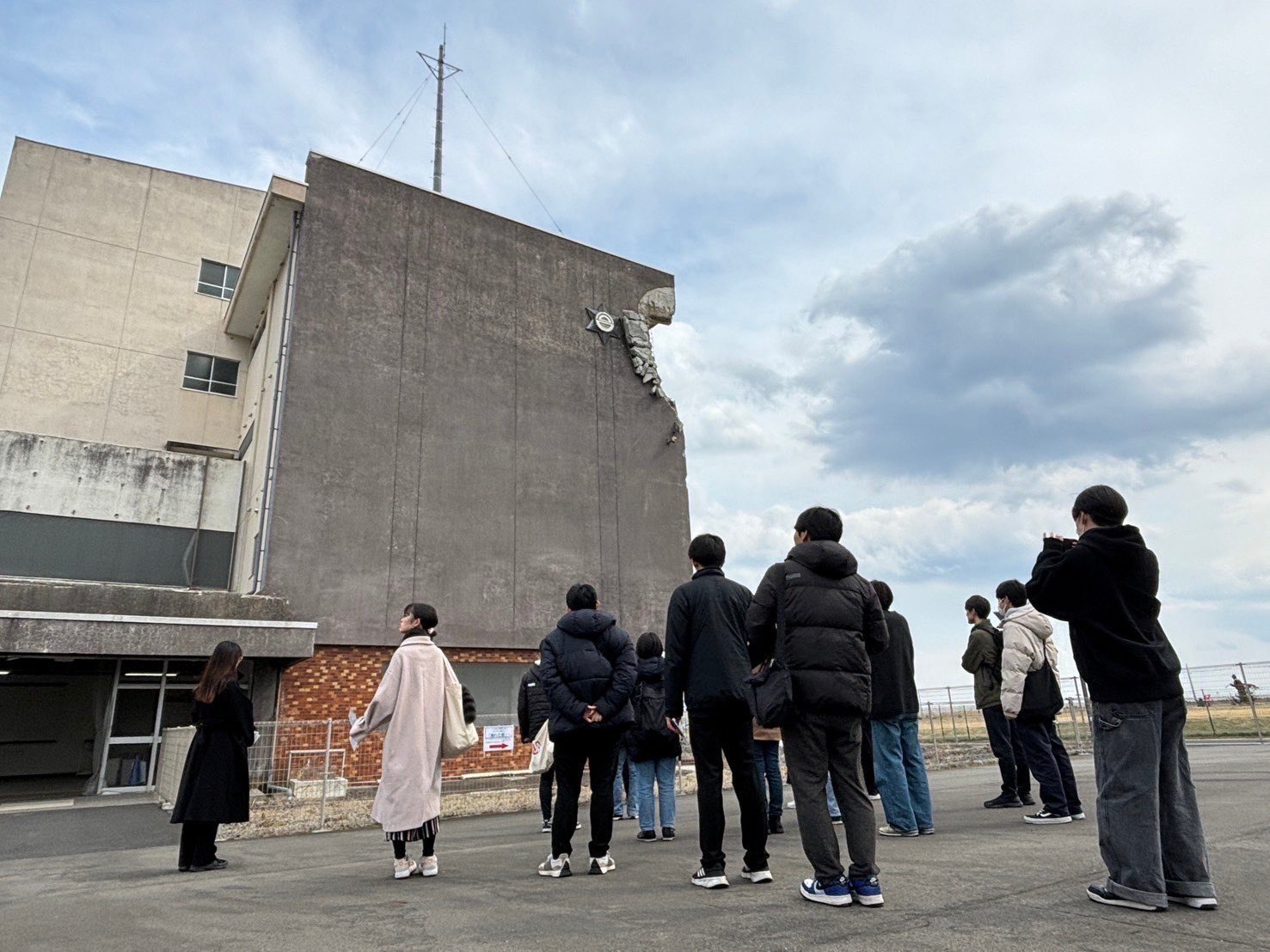 気仙沼チームのスタディーツアーで訪れる震災遺構