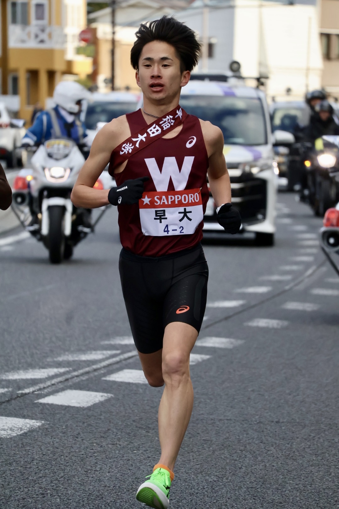 箱根駅伝にて（撮影：早稲田スポーツ新聞会）