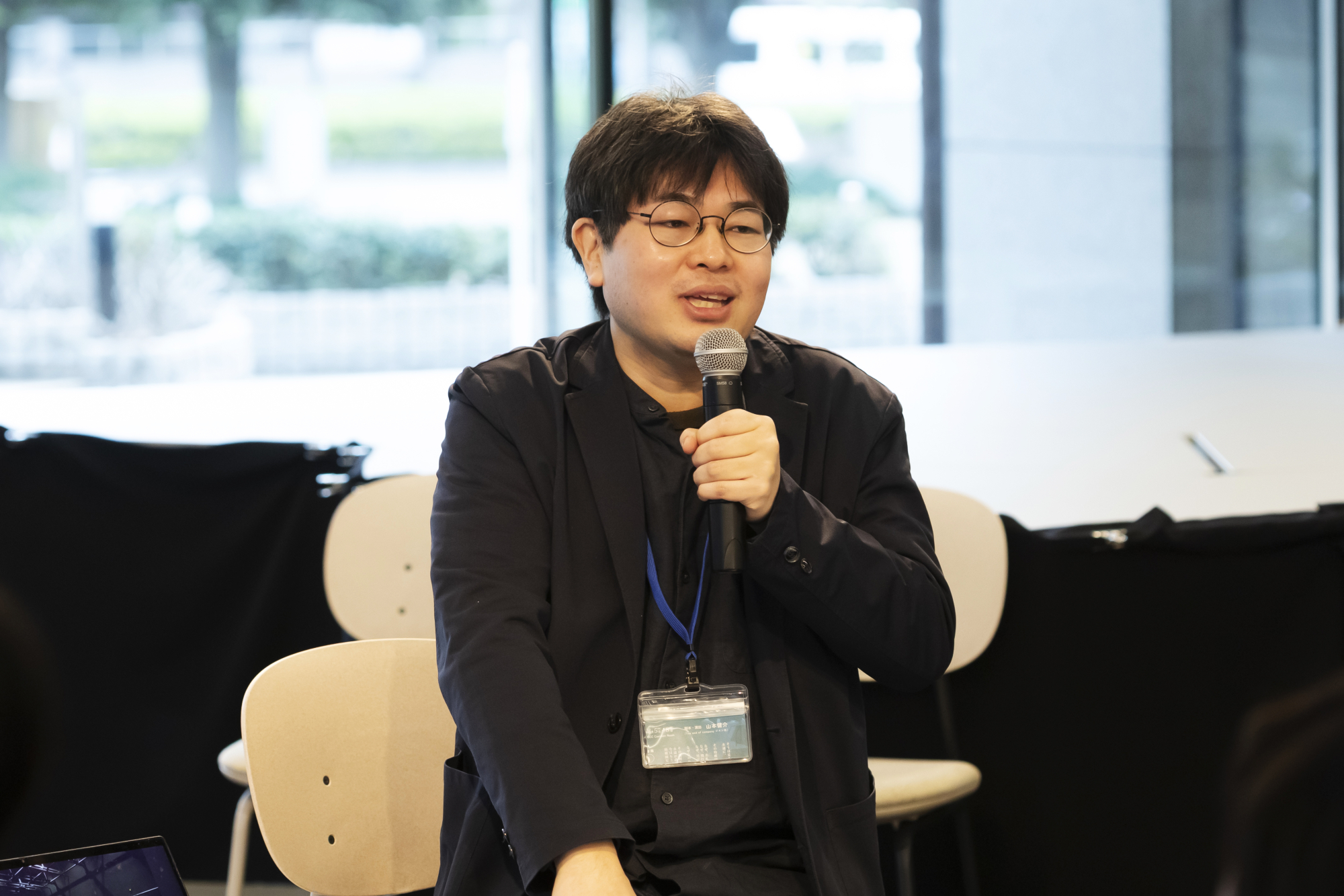 美濃加茂公演を振り返る山本さん