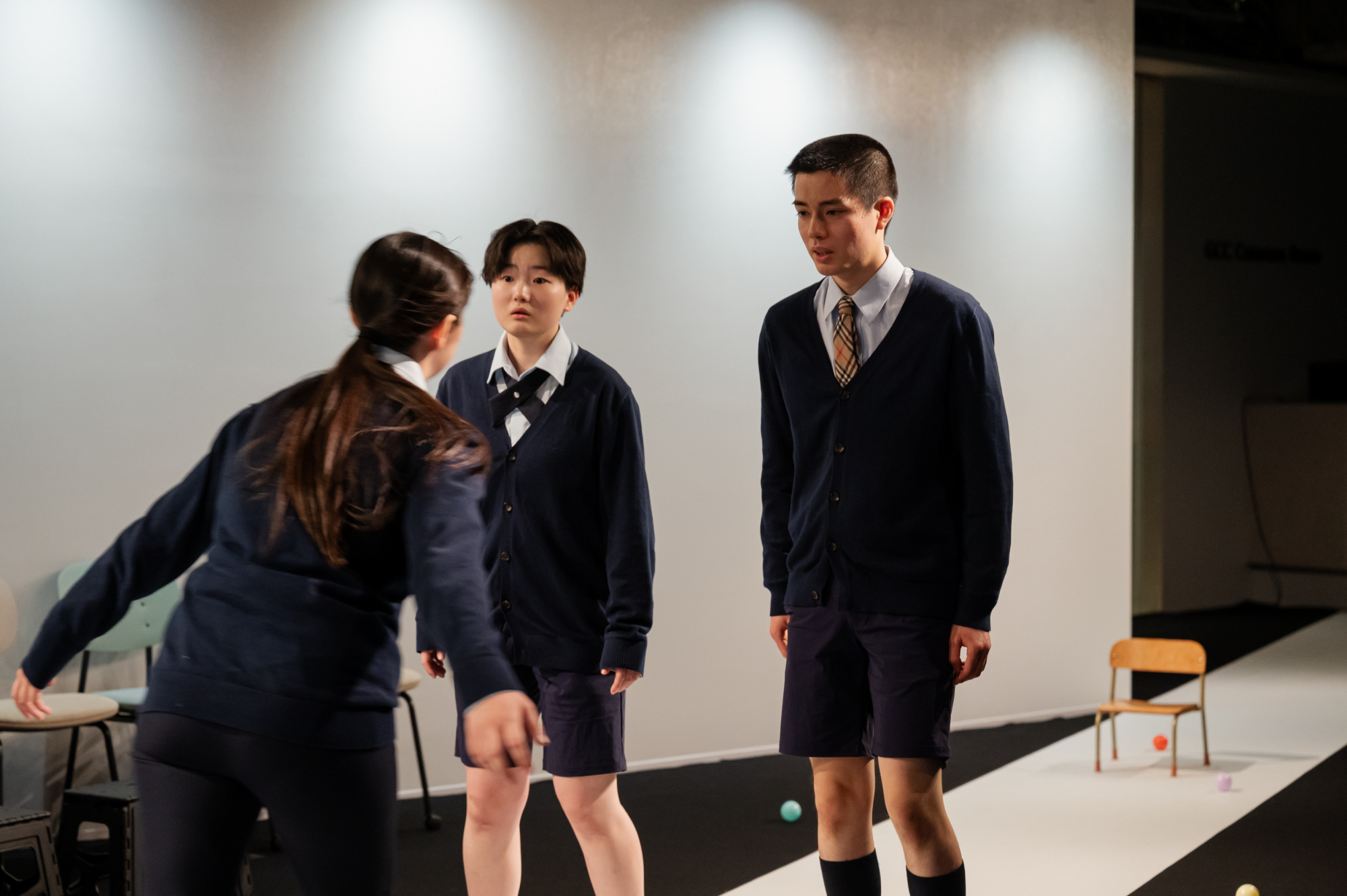 ゲネプロ（本番と同じ条件で舞台上で行う最終リハーサル）の様子