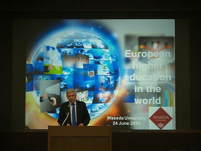 Lecture at Waseda University by EU Director-General for Education and Culture