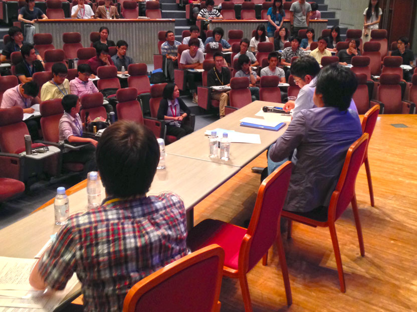 Debate at the international conference center