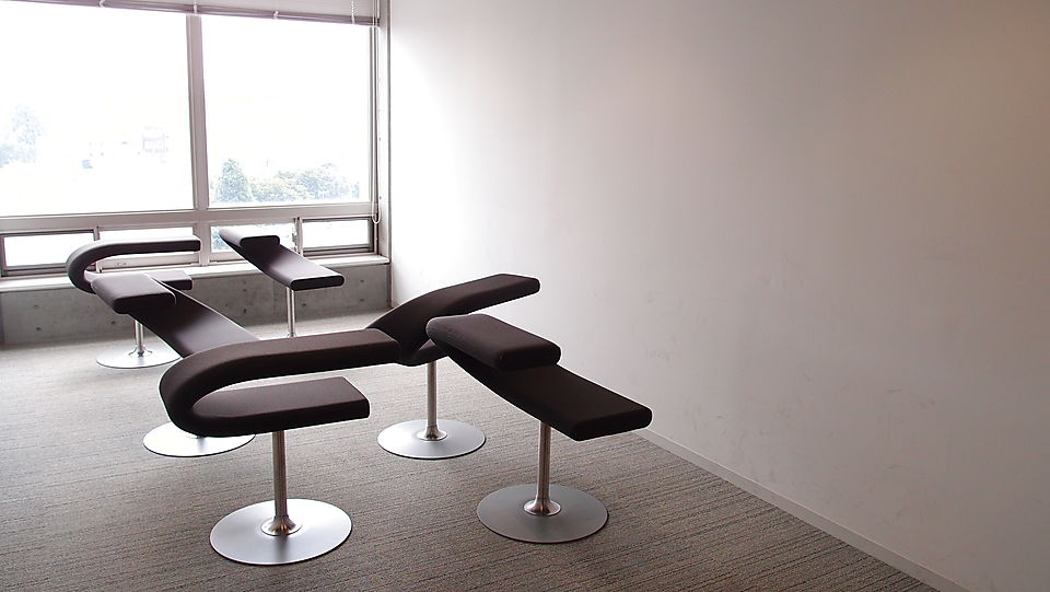 Curious chairs in the lobby