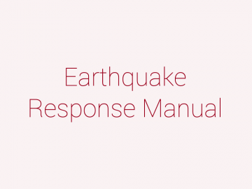 Earthquake Response Manual For Students