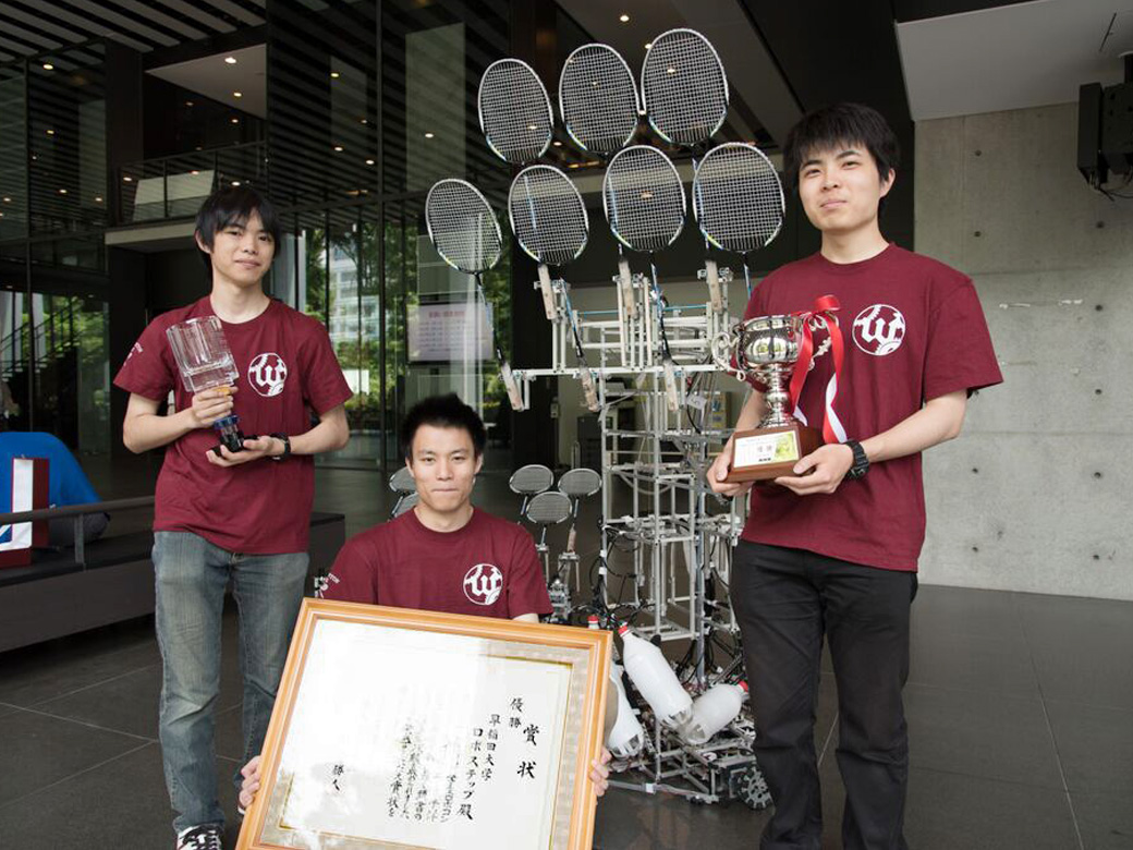 Waseda victorious at NHK Student Robot Contest