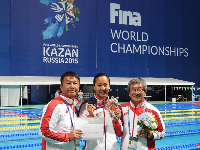 Kanako Watanabe wins silver medal at World Swimming Championships