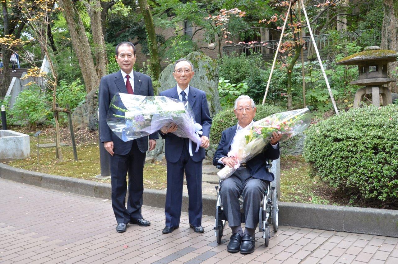 Alumni drafted in wartime Japan speak: “Never again”