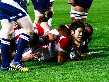 Star player represents Waseda at Rugby World Cup