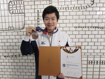 Waseda Table Tennis Club member Koyo Iwabuchi to compete in Rio de Janeiro Paralympics