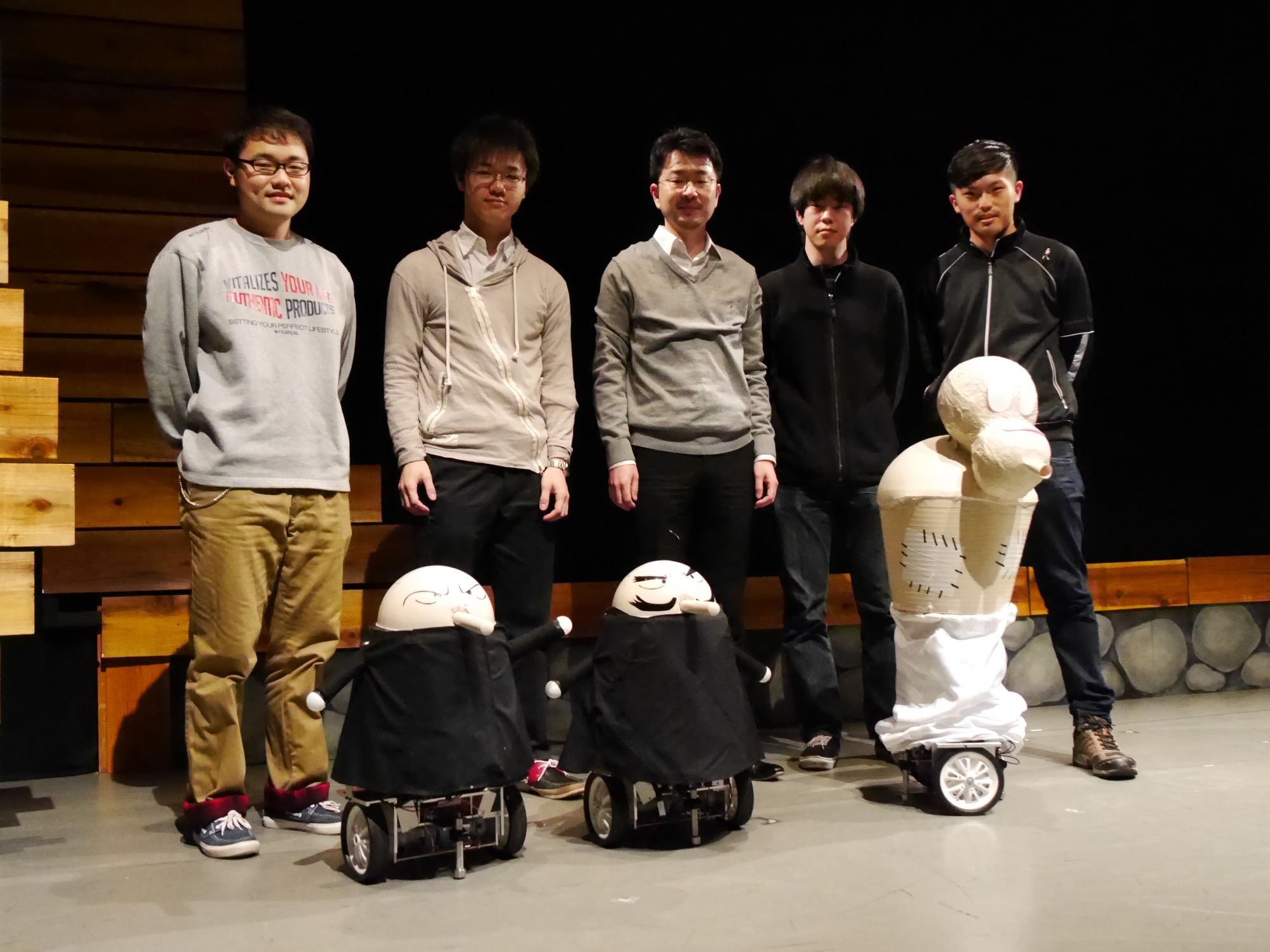 Bizarre characters from the world of Osamu Tezuka brought to life in robotic form and perform in theatrical production