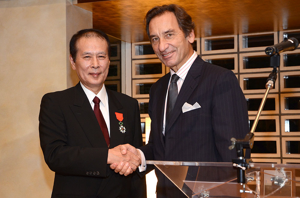 President Kamata named Chevalier of France’s Legion of Honor