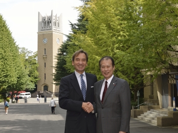 French Ambassador visits Waseda for the France Study Abroad Japan Promotion Tour