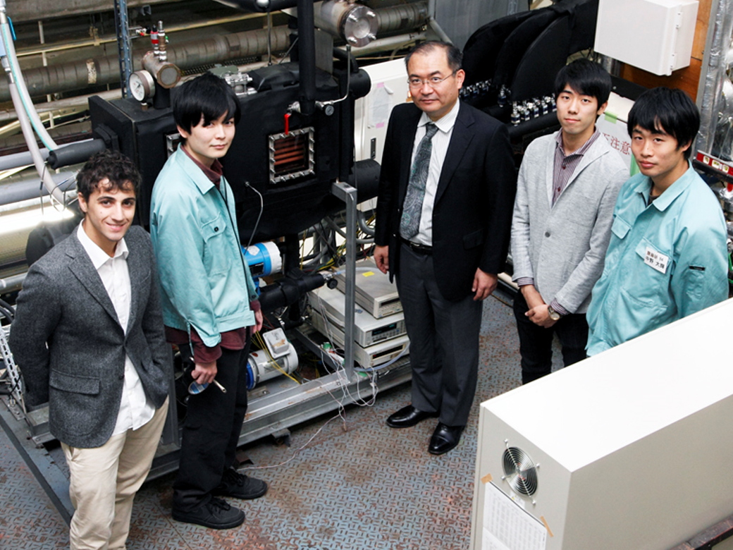 Waseda Frontline Research Vol.12-2: Heat pumps converting ambient heat into energy
