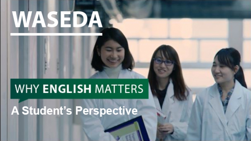 Waseda first Japanese university featured on TOEIC ® program website
