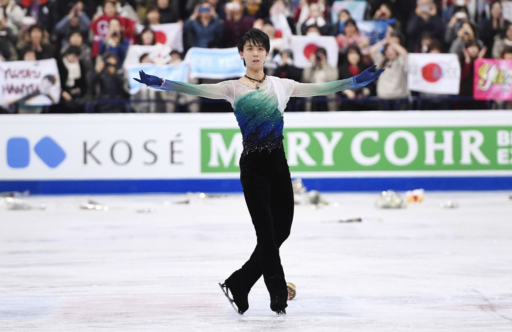 Hanyu lands quadruple and wins World Championships – Waseda University